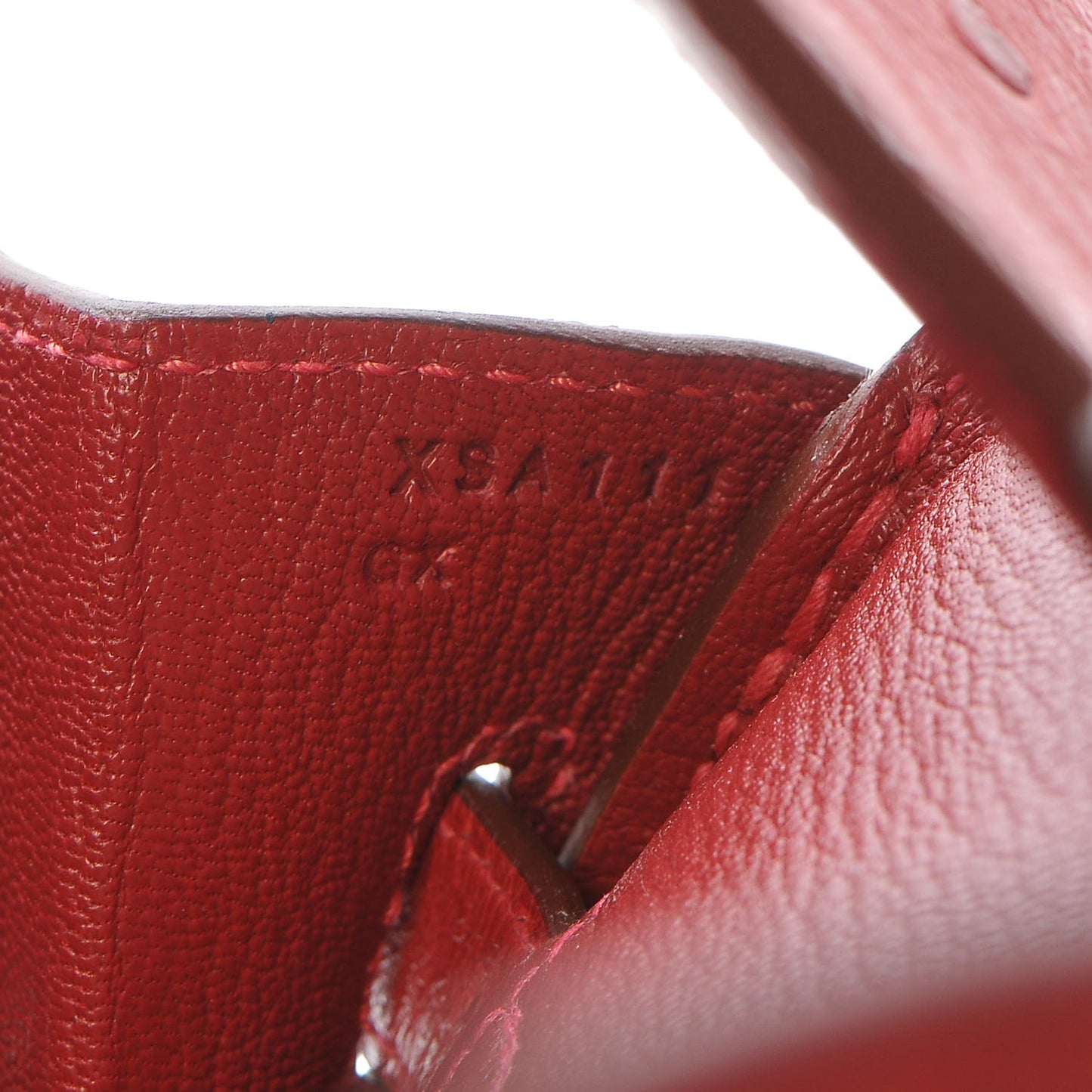 Ostrich Birkin 30 Rouge Vif