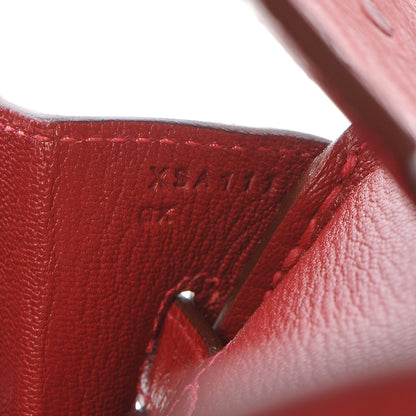 Hermes Ostrich Birkin 30 Rouge Vif 10 of 30