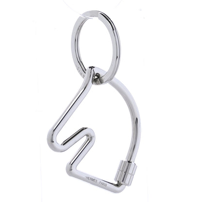 Hermes Palladium Cheval Key Ring 1 of 5