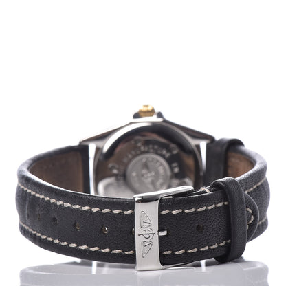 Breitling Stainless Steel 18K Yellow Gold Calfskin 28mm Callistino Quartz Watch Black B52045.1 4 of 11