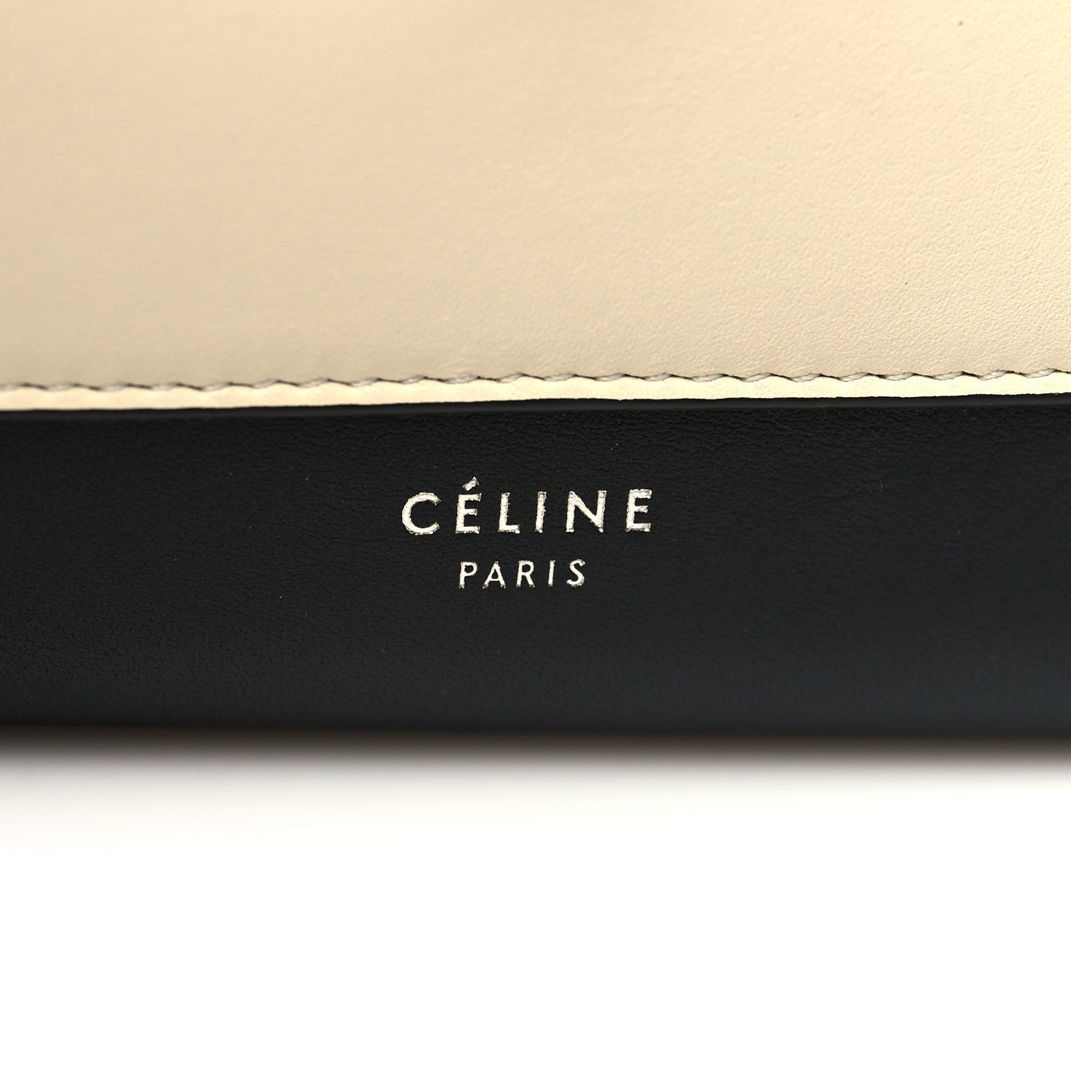 Celine Snakeskin Calfskin Clutch on a Chain Black 6 of 10