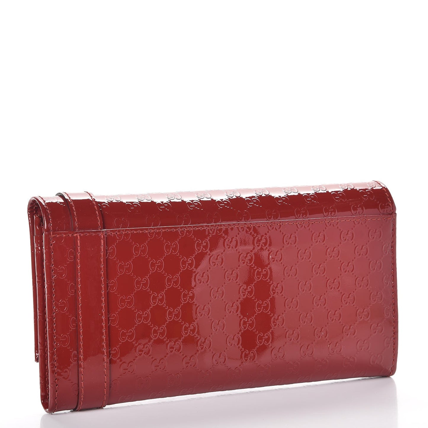 Patent Microguccissima Nice Wallet Rose Bed