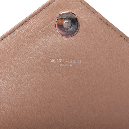 Saint Laurent Sheepskin Matelasse Chevron Monogram Medium College Bag Fard 9 of 10