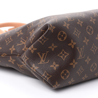 Louis Vuitton Monogram Flower Zipped Tote MM Beige 8 of 11