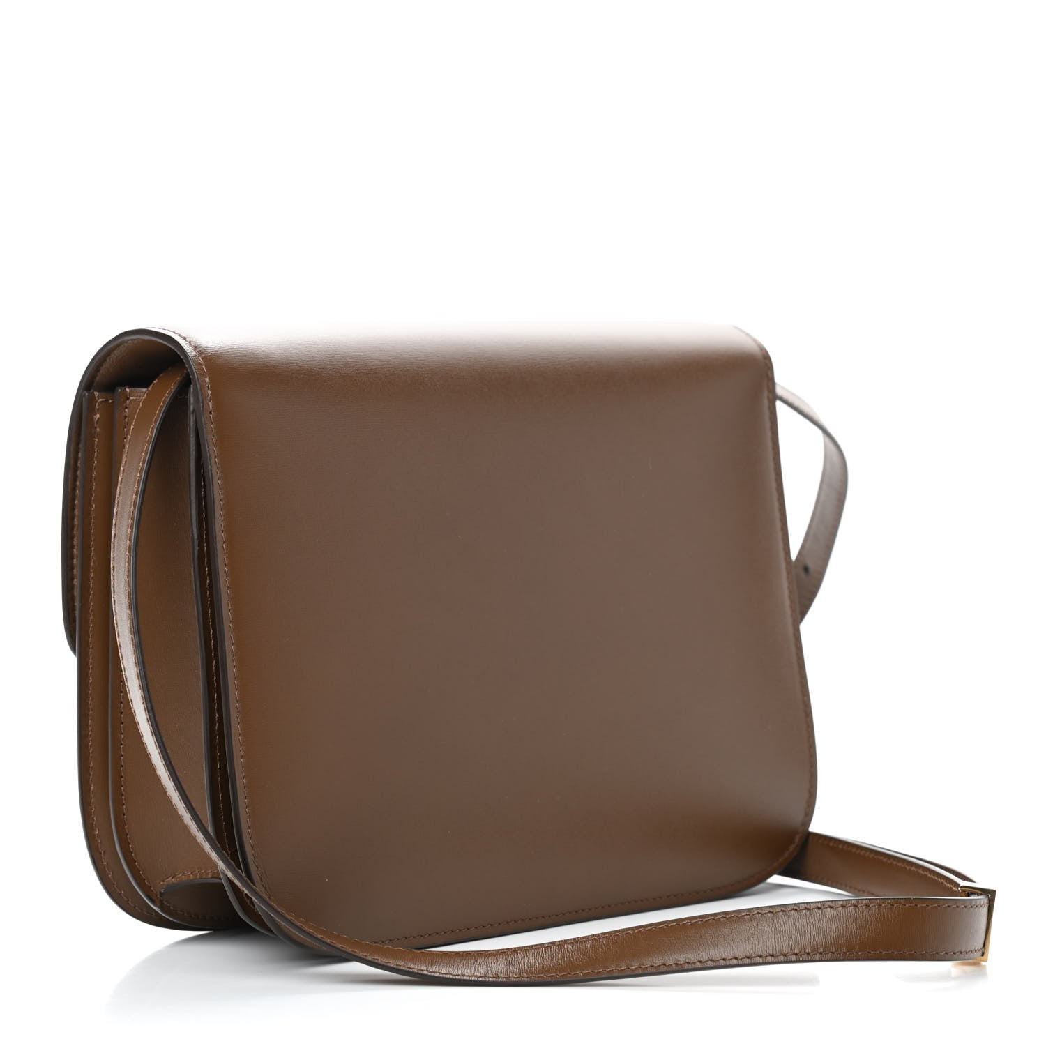 Celine Box Calfskin Medium Classic Box Flap Bag Camel 3 of 9
