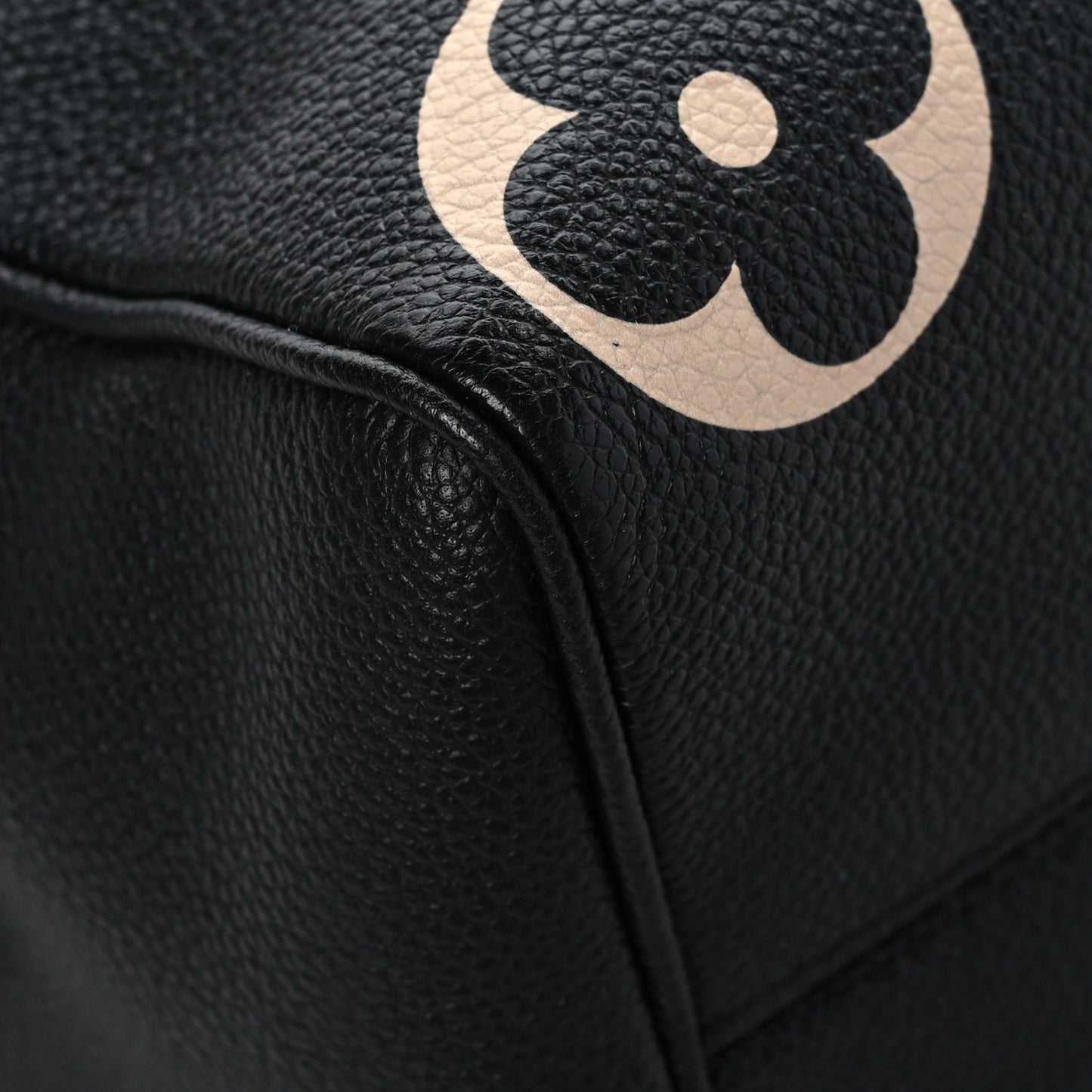 Empreinte Monogram Giant Speedy Bandouliere 25 Black Beige