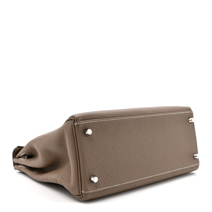 Hermes Togo Kelly Retourne 28 Etoupe 4 of 14