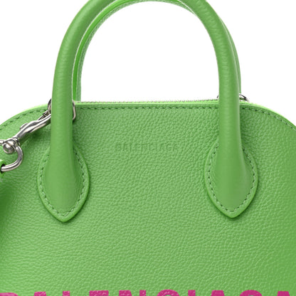 Balenciaga Grained Calfskin XXS Ville Top Handle Bag Light Green Fuchsia 16 of 20