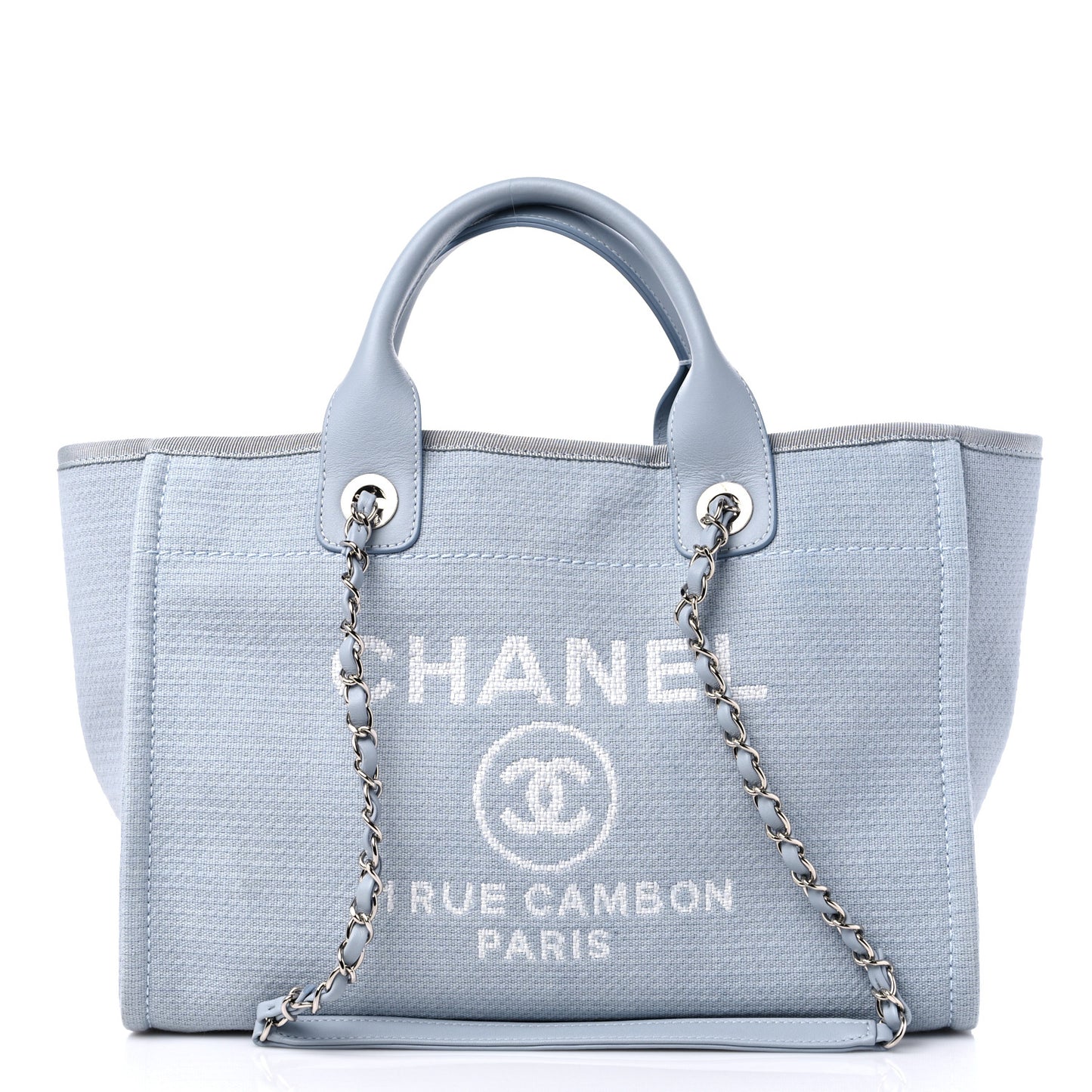 Mixed Fibers Small Deauville Tote Grey