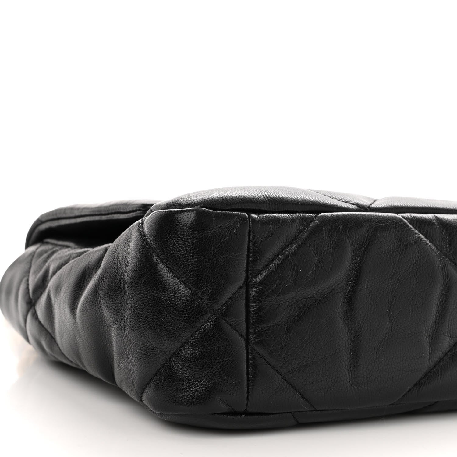 Chanel Goatskin Quilted Medium Chanel 19 Flap Black 8 of 9