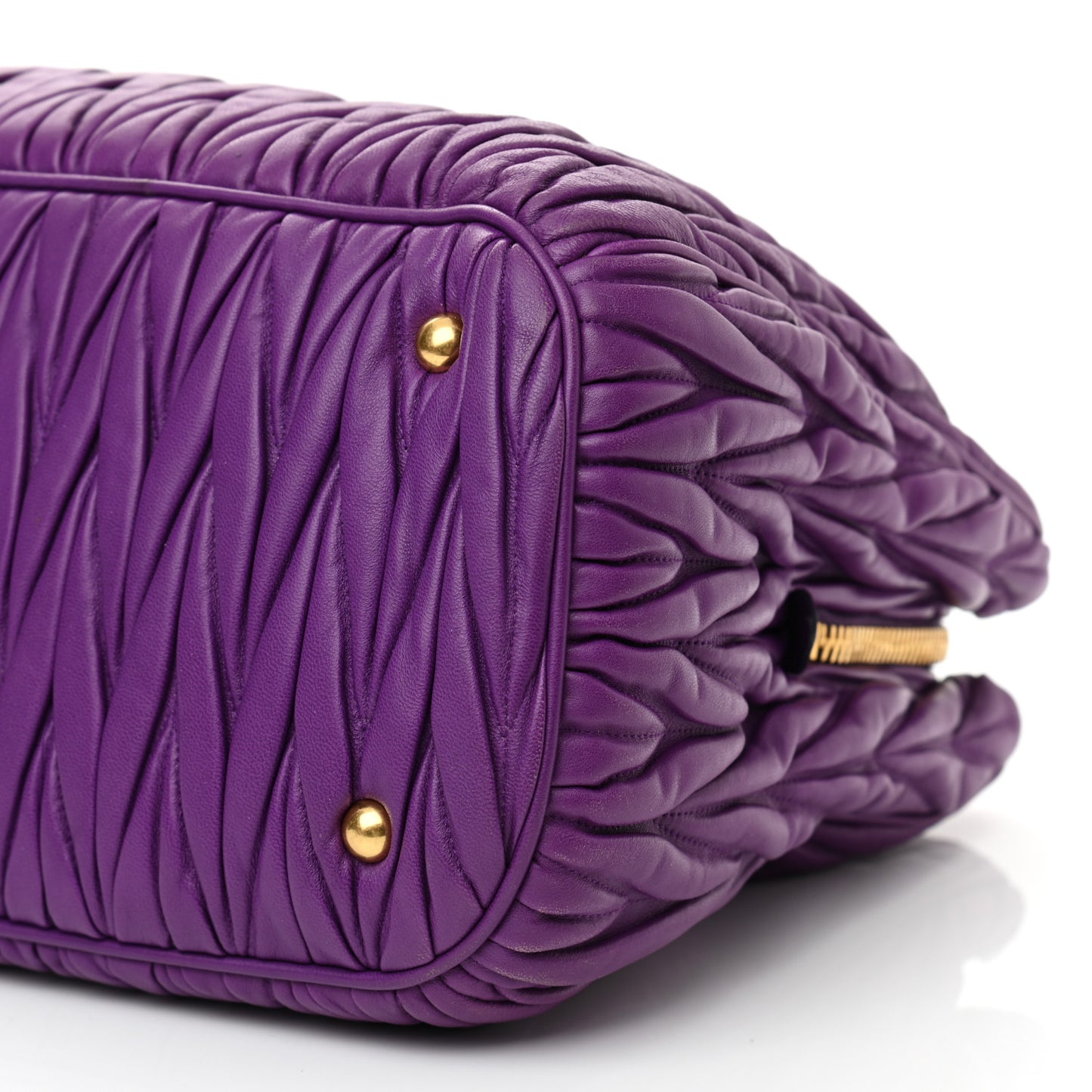 Nappa Matelasse Bauletto Top Handle Petunia