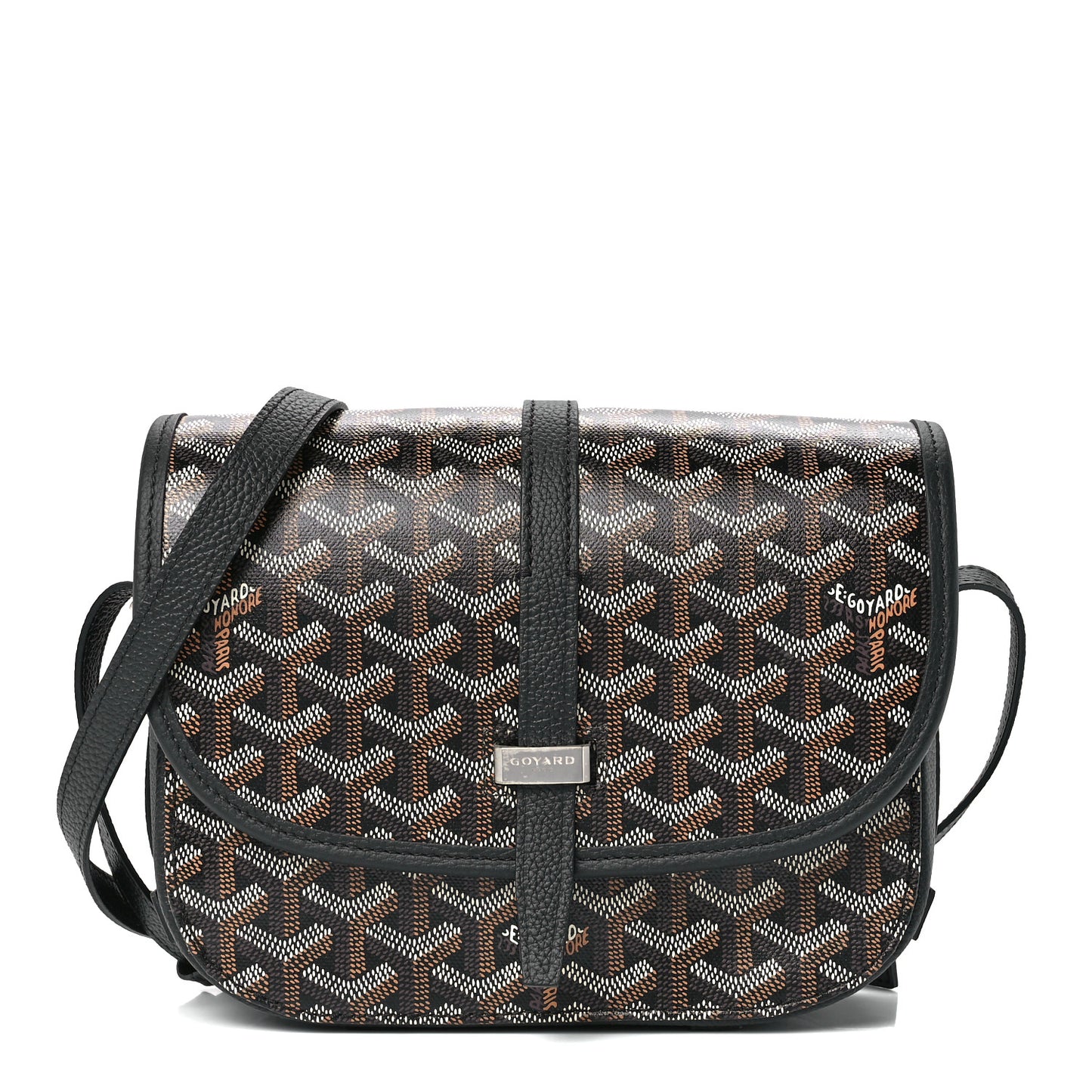 Goyardine Belvedere II PM Messenger Bag Black