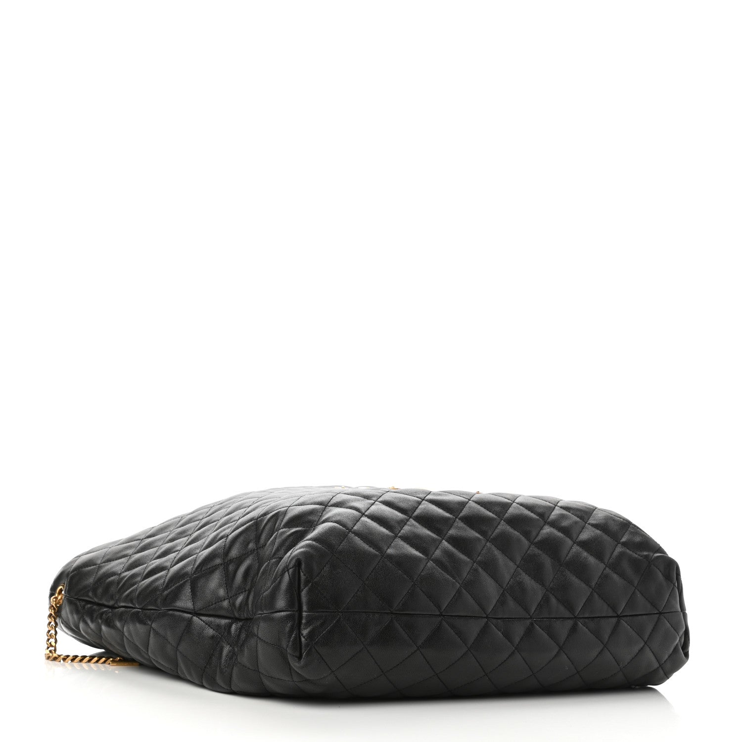 Saint Laurent Lambskin Quilted Maxi Icare Shopping Tote Black 5 of 10