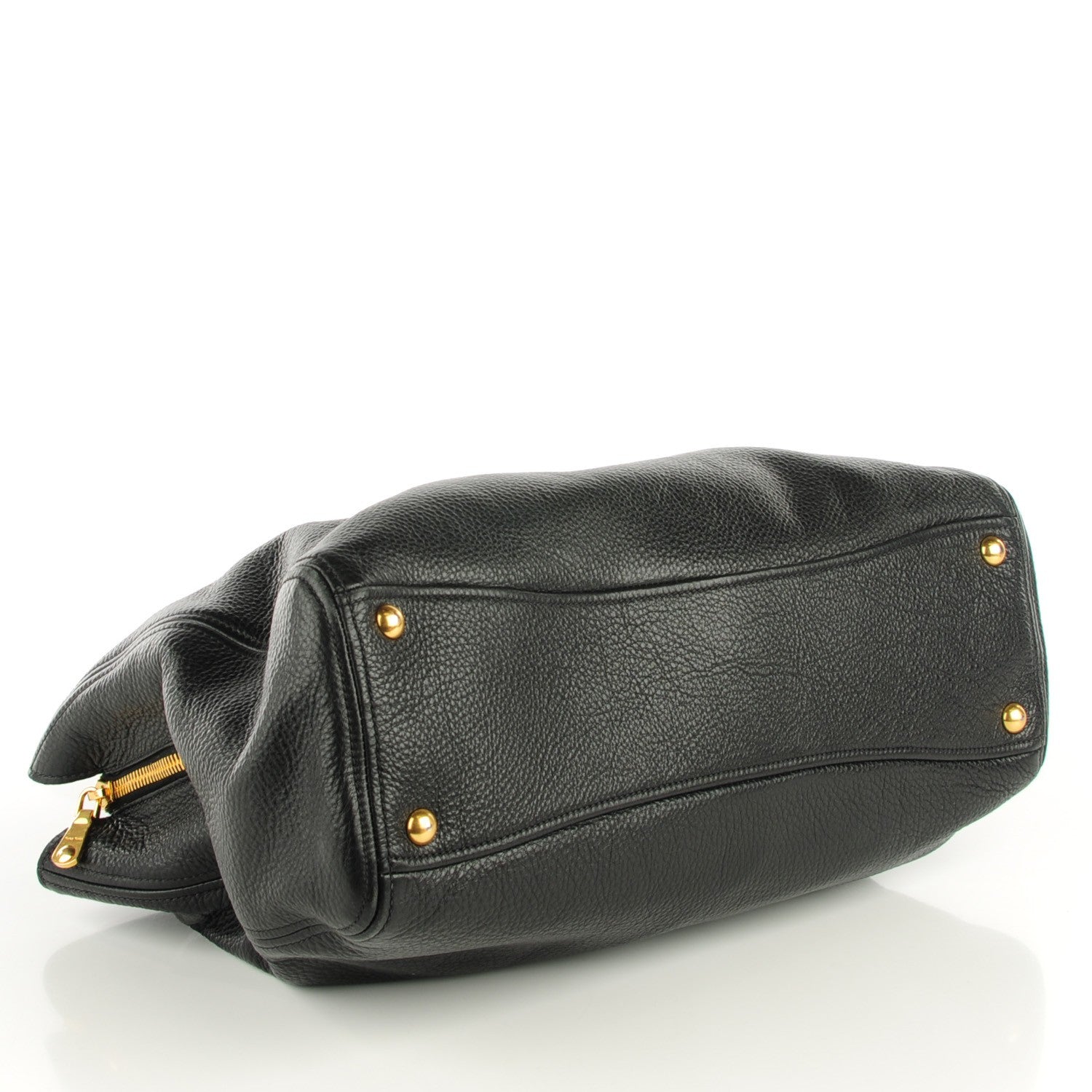 Miu Miu Vitello Caribu Top Handle Bag Nero Black 4 of 8