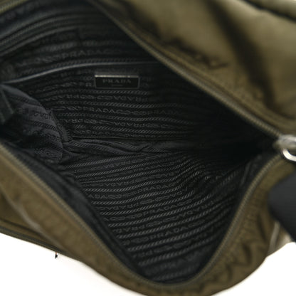 Prada Tessuto Nylon Saffiano Messenger Bag Mimetico 5 of 11