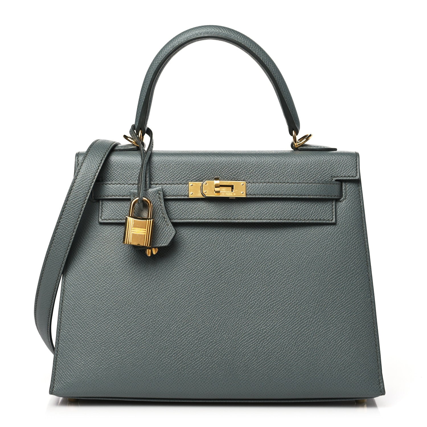 Hermes Epsom Kelly Sellier 25 Vert Amande 1 of 9