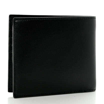 Saint Laurent Matte Calfskin Tiny Cassandre East West Wallet Black 3 of 7