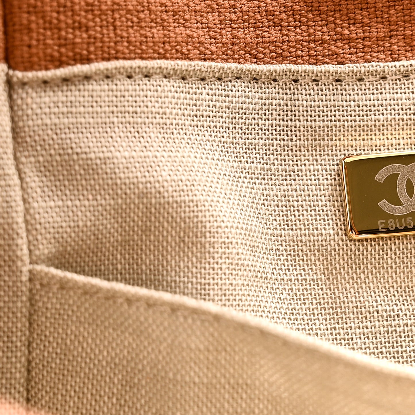 Mixed Fibers Small Deauville Tote Camel