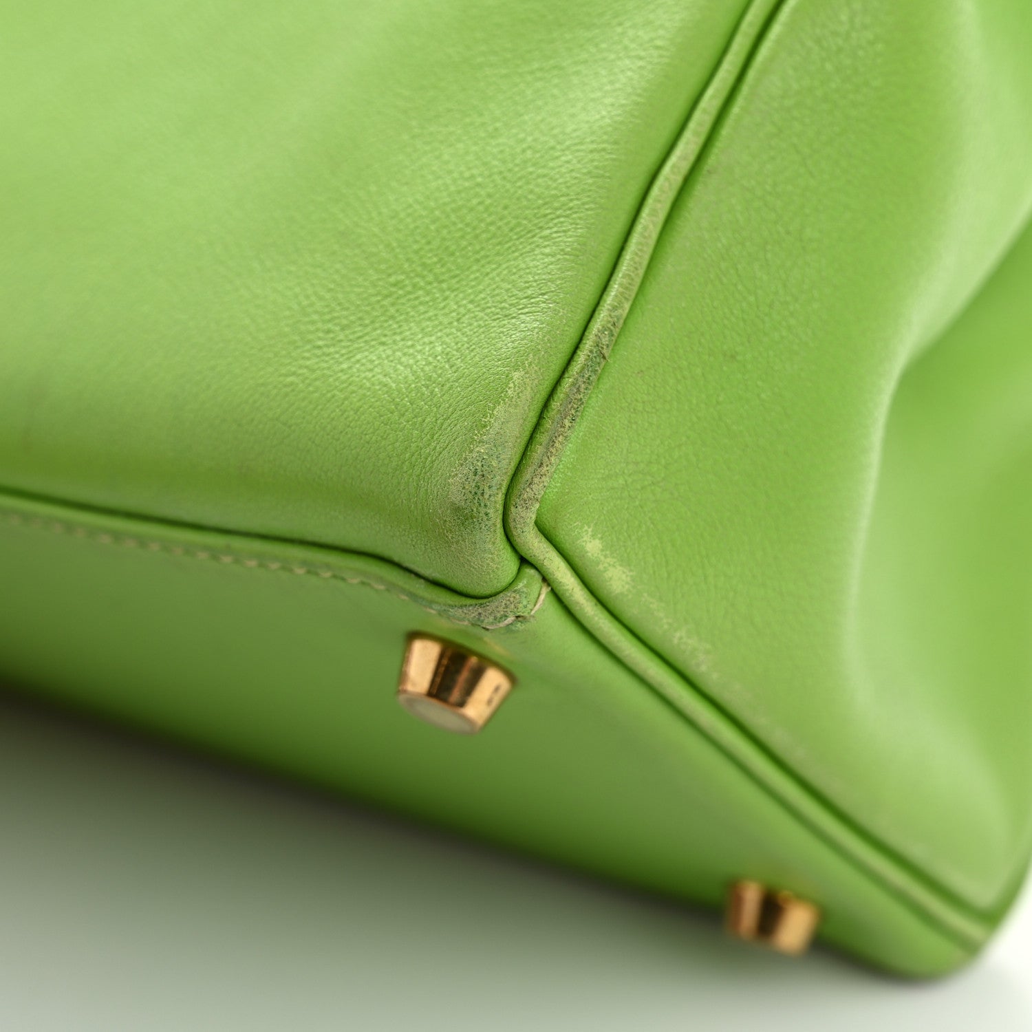 Hermes Veau Gulliver Kelly Retourne 28 Vert Cru 13 of 16