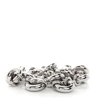 Loewe Aluminum Stainless Steel Chunky Donut Chain Shoulder Strap Silver 2 of 5