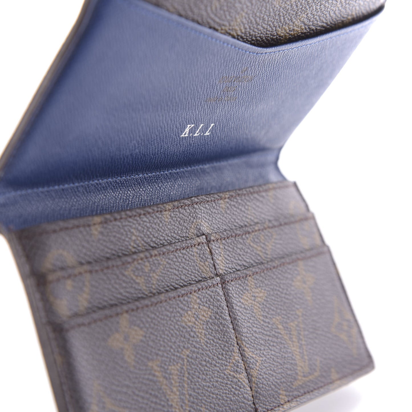 Monogram Josephine Wallet Blue