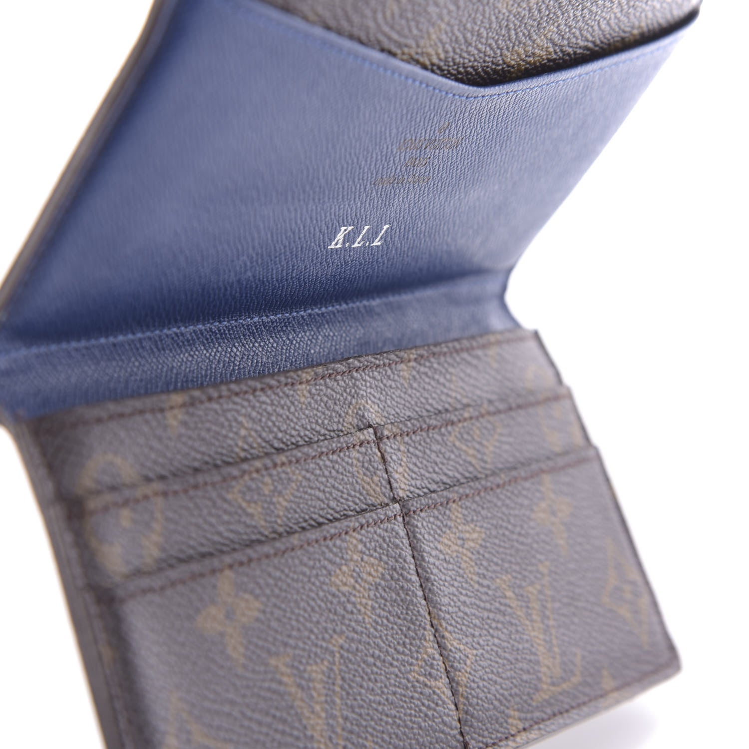 Louis Vuitton Monogram Josephine Wallet Blue 12 of 13
