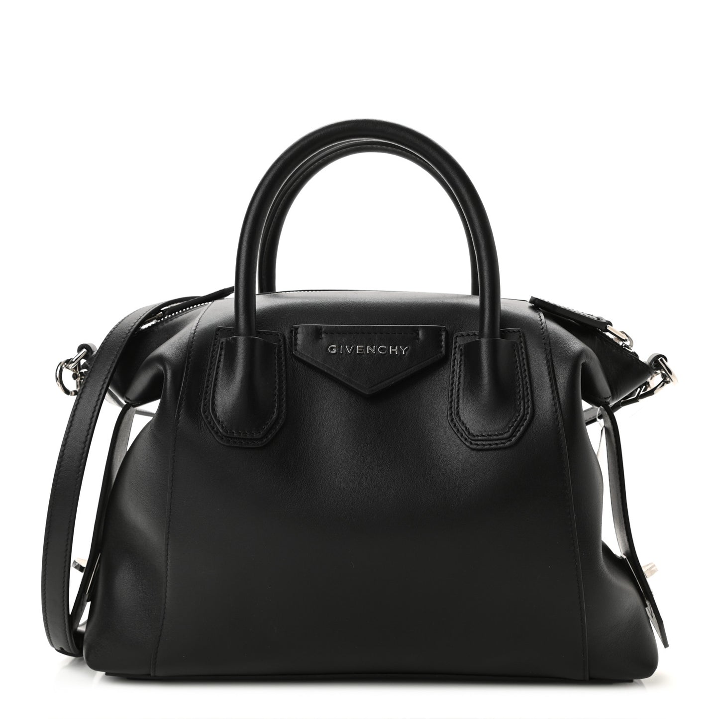 Smooth Calfskin Small Soft Antigona Black