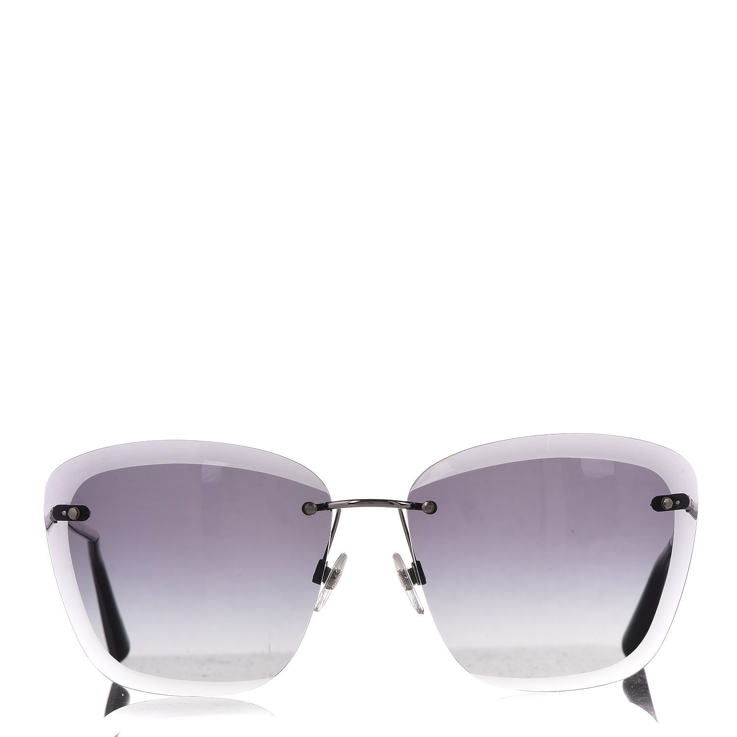 Chanel Butterfly Spring Sunglasses 4221 Dark Silver Grey 3 of 9