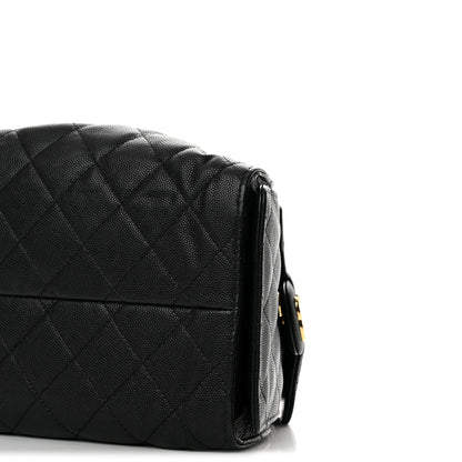 Chanel Caviar Quilted Small Chanel 25 Handbag Black 10 of 11