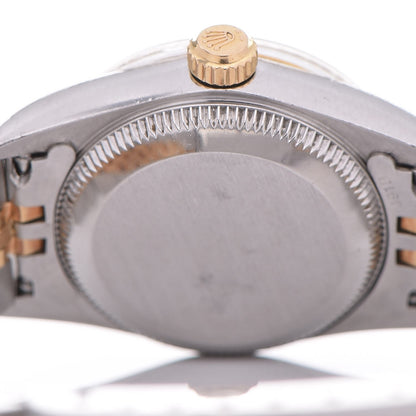 Rolex Stainless Steel 18K Yellow Gold Diamond 26mm Oyster Perpetual Watch Champagne 76193 5 of 9