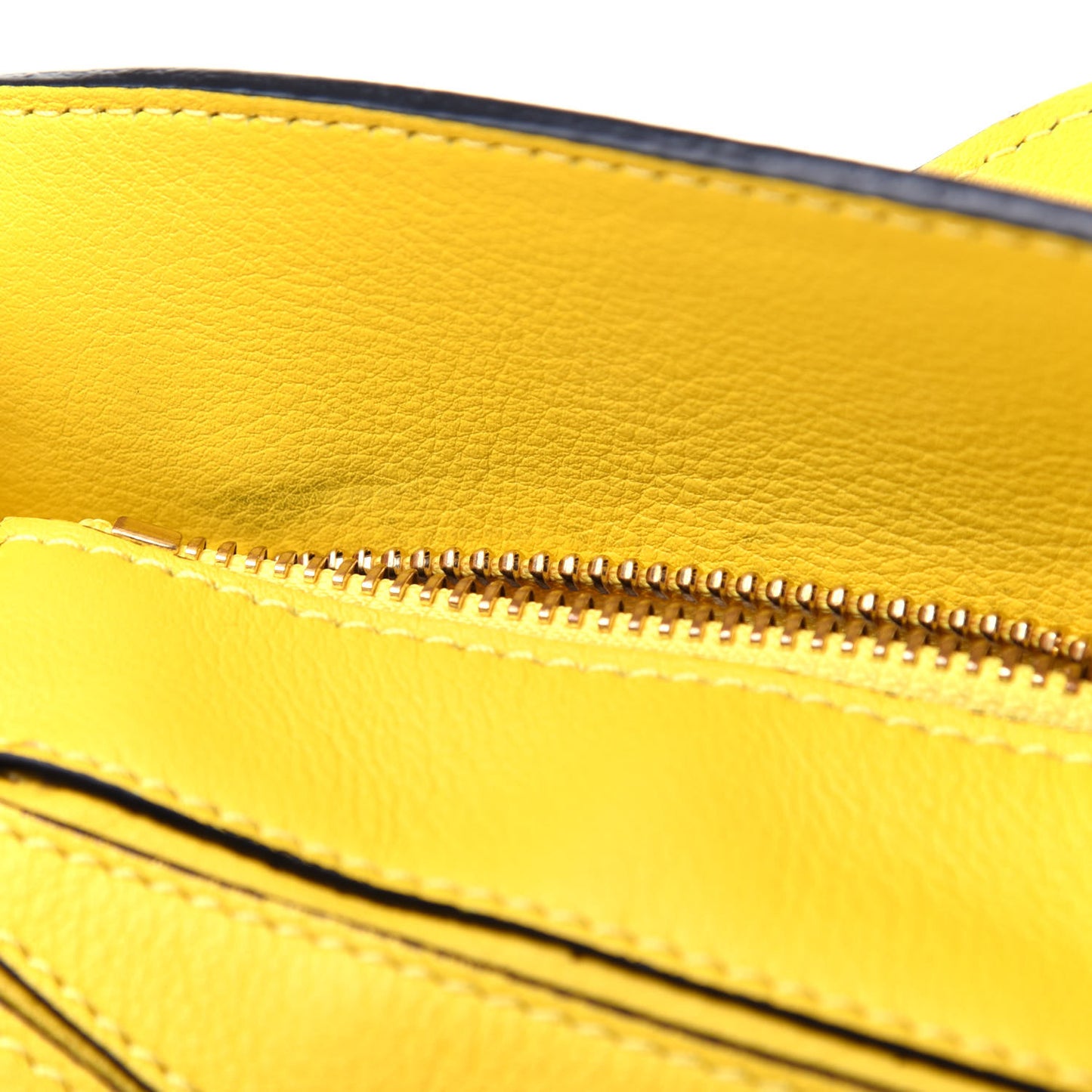Calfskin Small Puzzle Bag Yellow