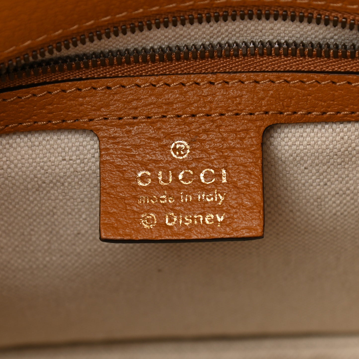 X DISNEY Mini Vintage GG Supreme Monogram Mickey Mouse Small Flap Messenger Bag Beige Vintage Sun Oil