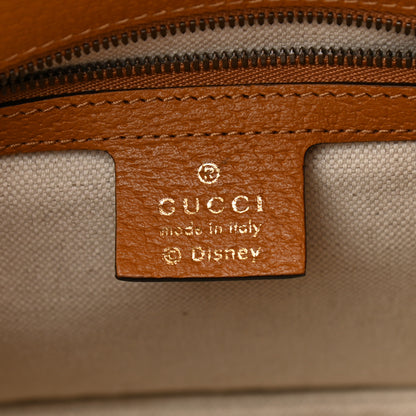 Gucci X DISNEY Mini Vintage GG Supreme Monogram Mickey Mouse Small Flap Messenger Bag Beige Vintage Sun Oil 6 of 11