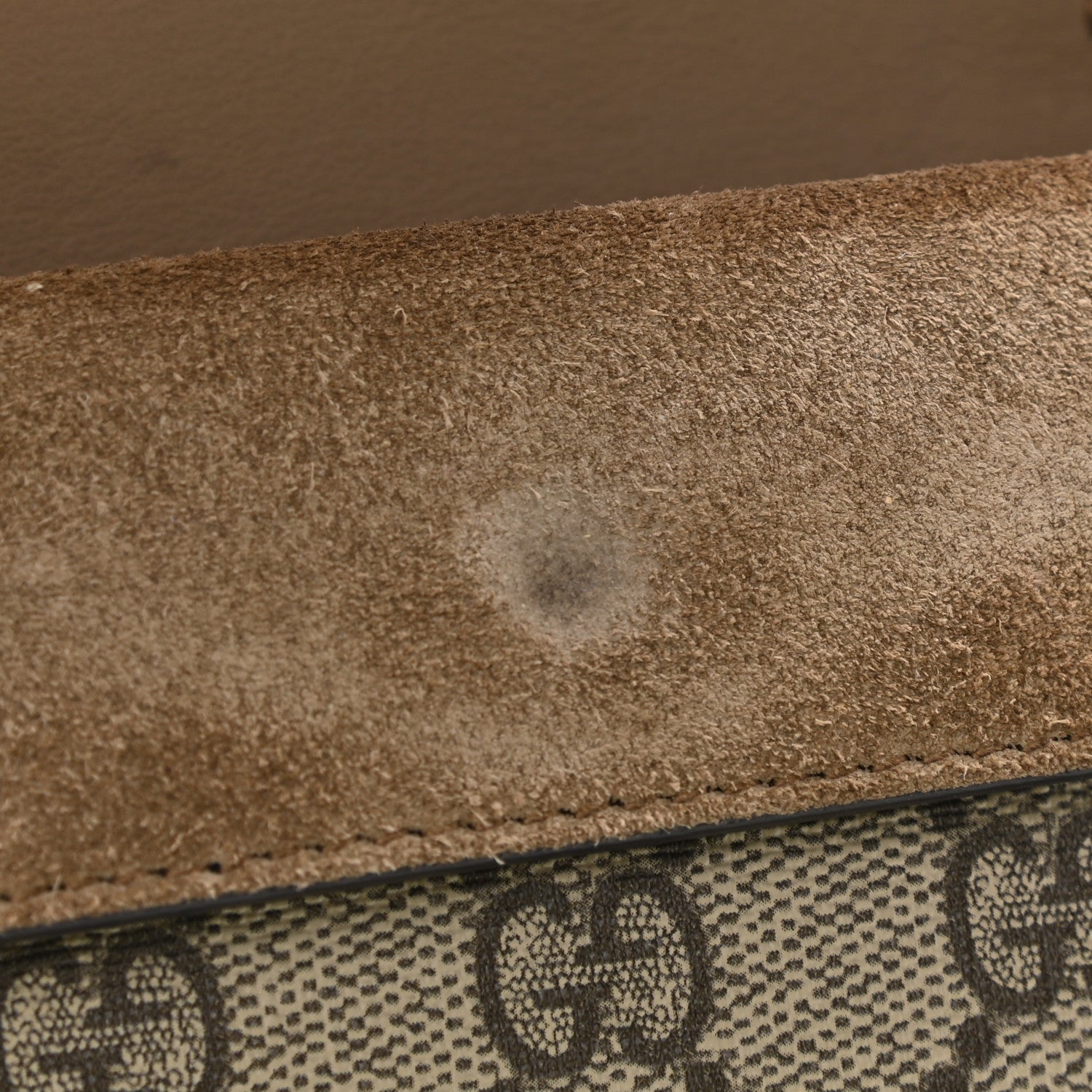 Gucci GG Supreme Monogram Super Mini Dionysus Shoulder Bag Taupe 10 of 10