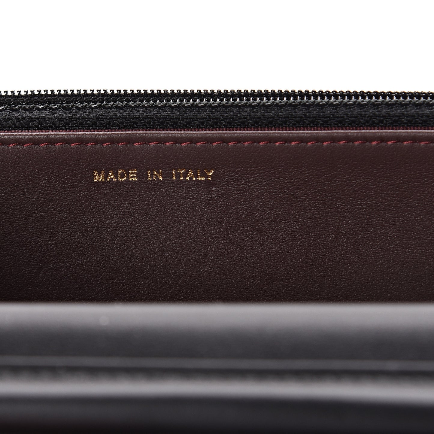 Aged Calfskin Quilted Lucky Charms 2.55 Reissue Wallet On Chain WOC Black