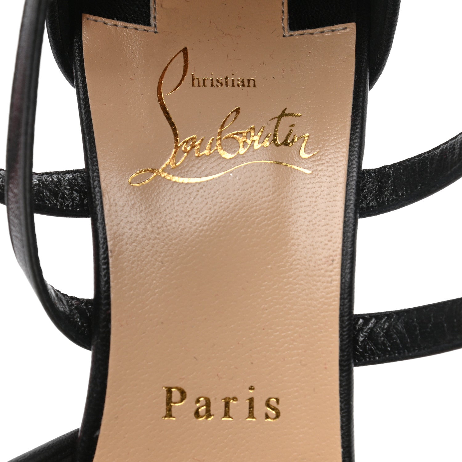 Christian Louboutin Nappa Perforated Victorilla 100 Pumps 39 Black 7 of 7