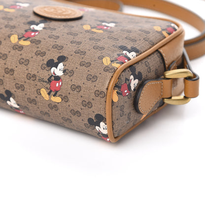 Gucci X DISNEY Mini Vintage GG Supreme Monogram Mickey Mouse Shoulder Bag Beige Vintage Sun Oil 9 of 11