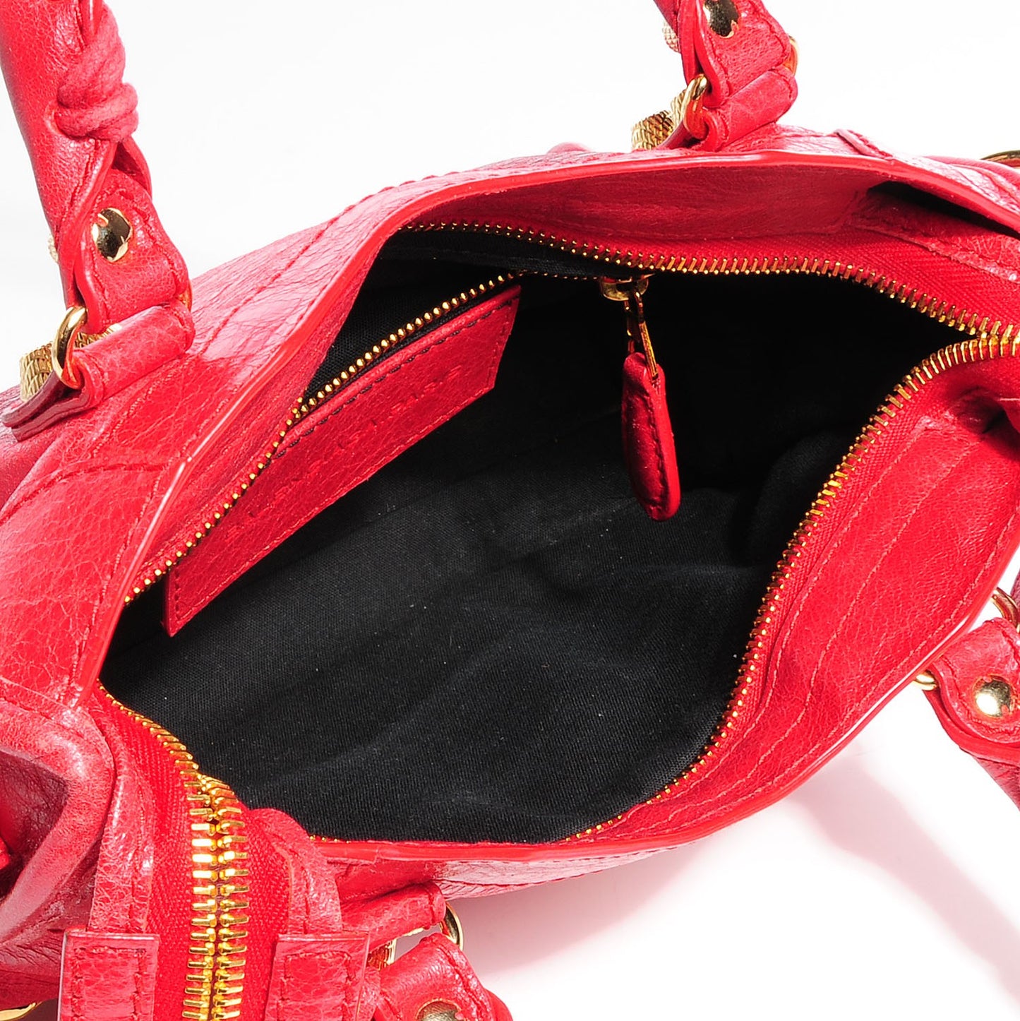 Agneau Giant 12 Gold Hardware Mini City Rouge Cardinal