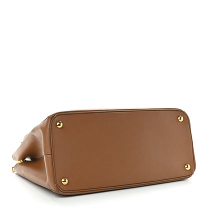 Prada Saffiano Medium Galleria Double Zip Tote Caramel 4 of 12