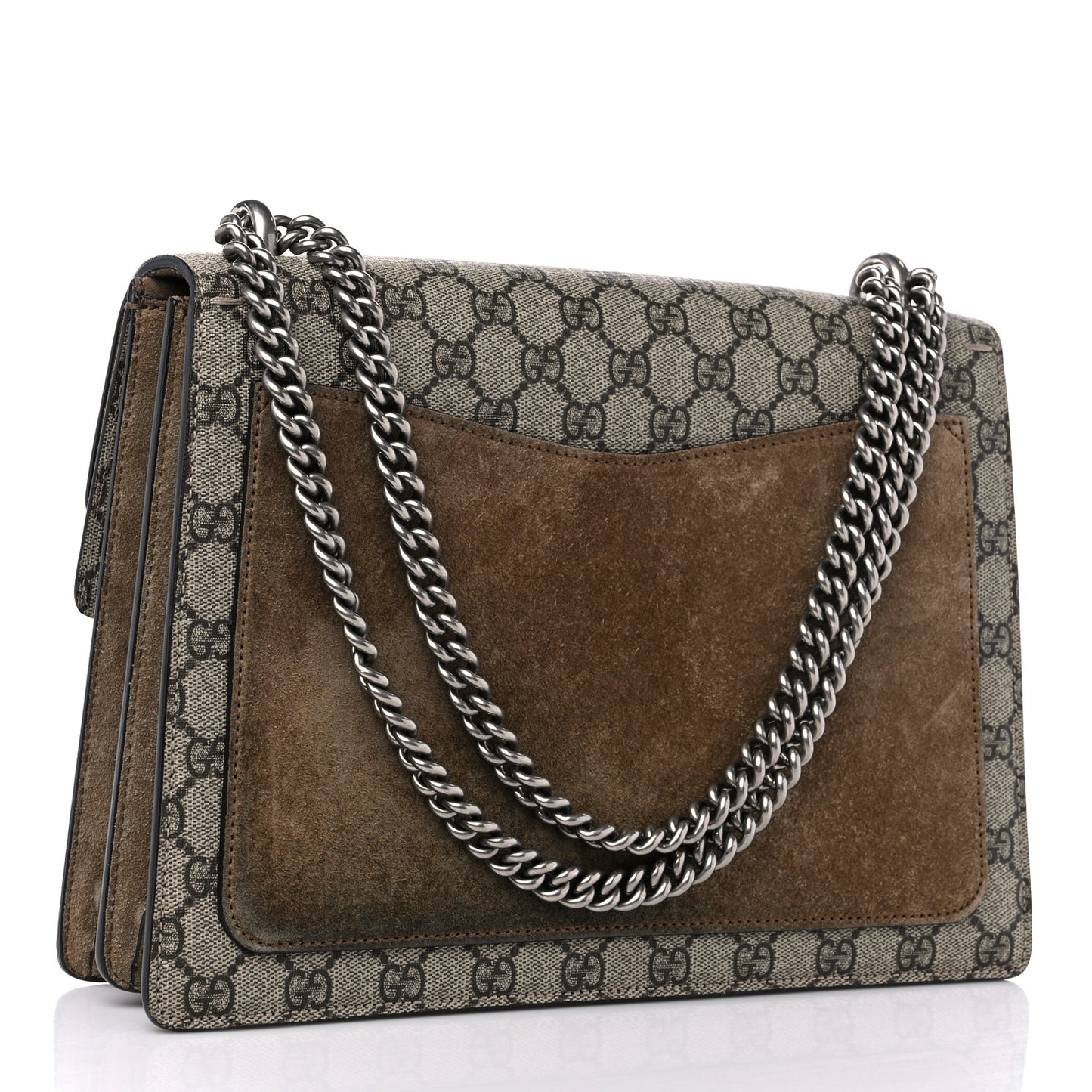 GG Supreme Monogram Shooting Star Embroidered Medium Dionysus Shoulder Bag Beige