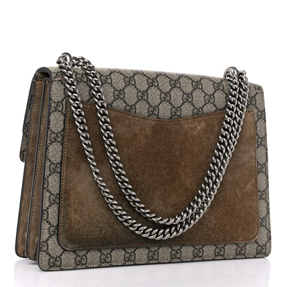 Gucci GG Supreme Monogram Shooting Star Embroidered Medium Dionysus Shoulder Bag Beige 3 of 13