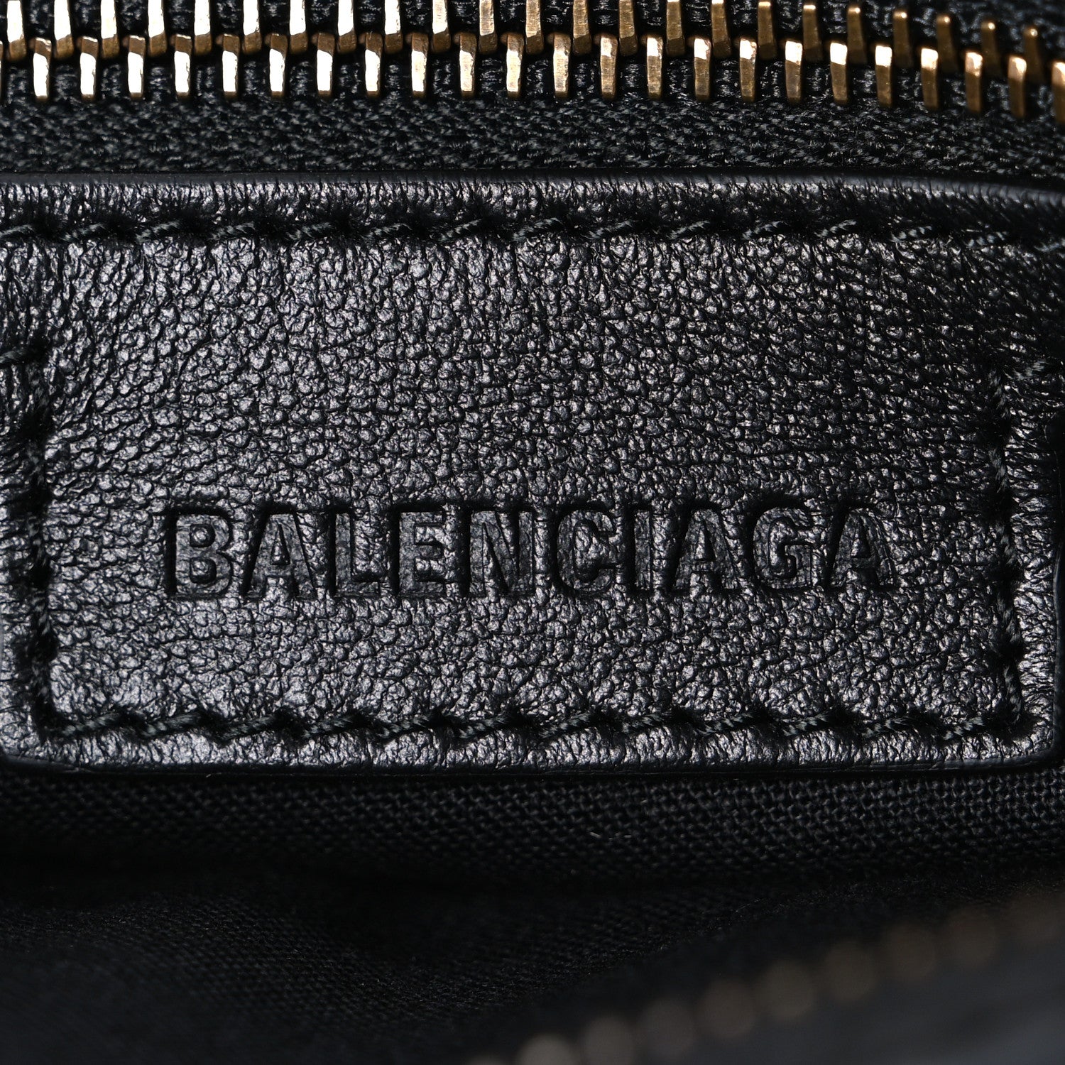 Balenciaga Agneau Arena Classic Hardware Le City Mini Black 5 of 9