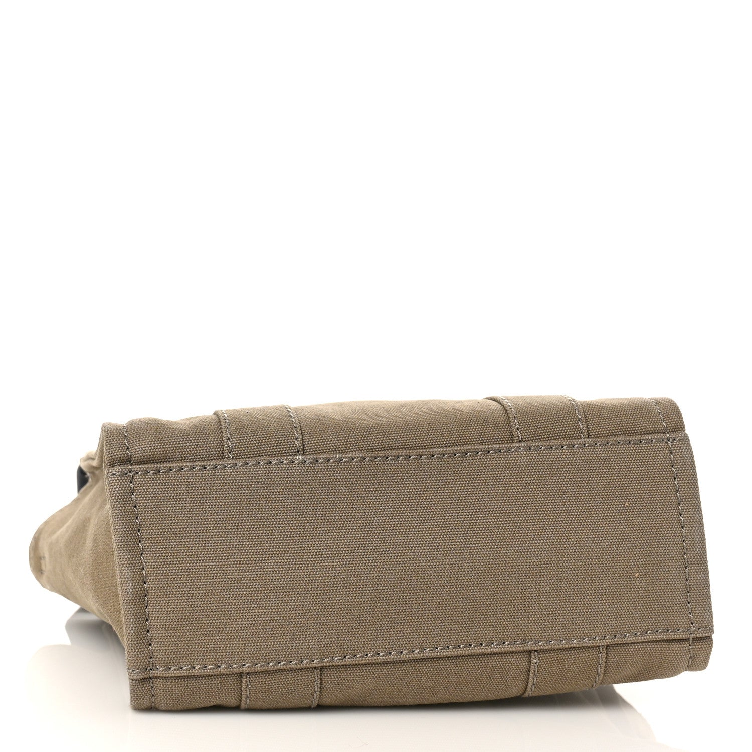 Marc Jacobs Cotton Canvas Small The Traveler Tote Bag Slate Green 4 of 9