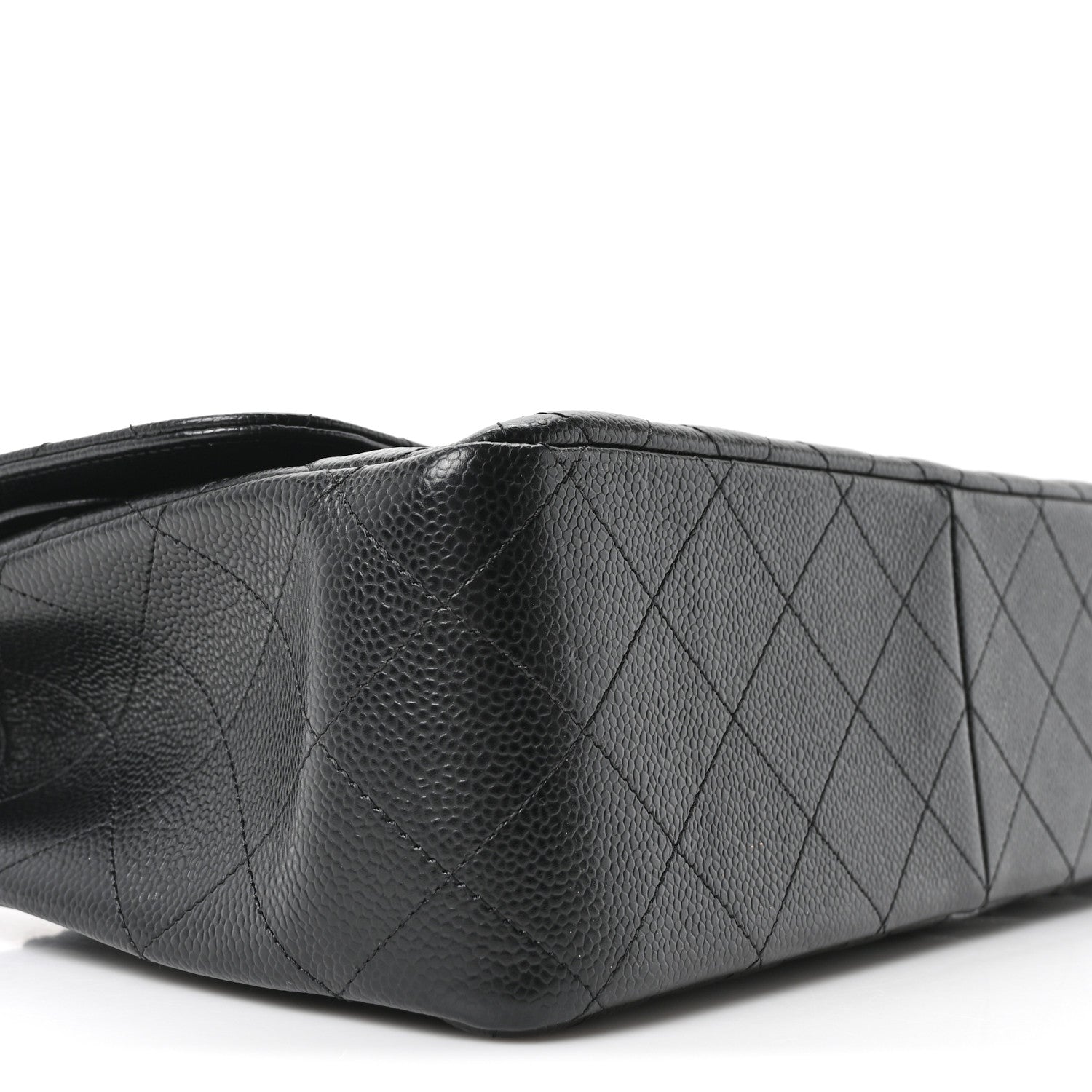 Chanel Caviar Quilted Jumbo Double Flap Black 9 of 10