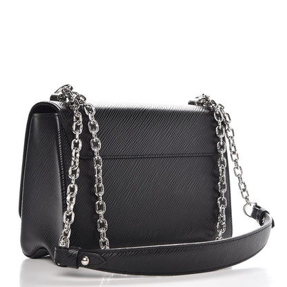 Louis Vuitton Epi Twist Shoulder Bag MM Black 3 of 7