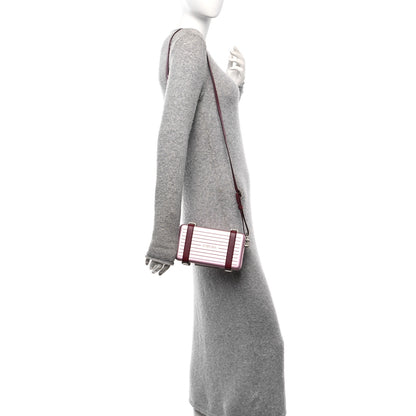 Christian Dior X RIMOWA Aluminum Personal Clutch On Strap Rose 2 of 11