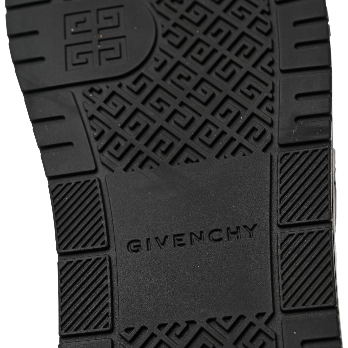 Calfskin G4 Logo Embossed Mens Sneakers 44 Black