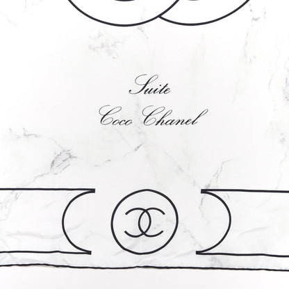 Chanel Silk Square Scarf Black 2 of 4