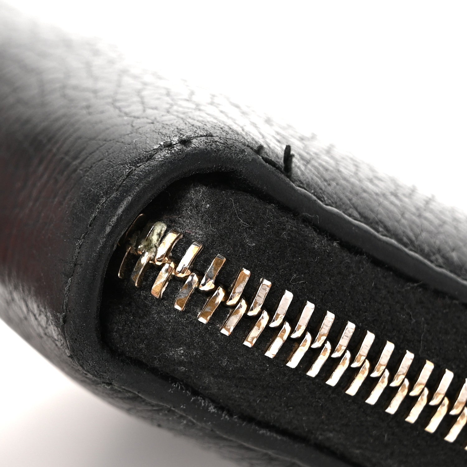 Gucci Pebbled Calfskin Soho Zip Around Wallet Black 11 of 12