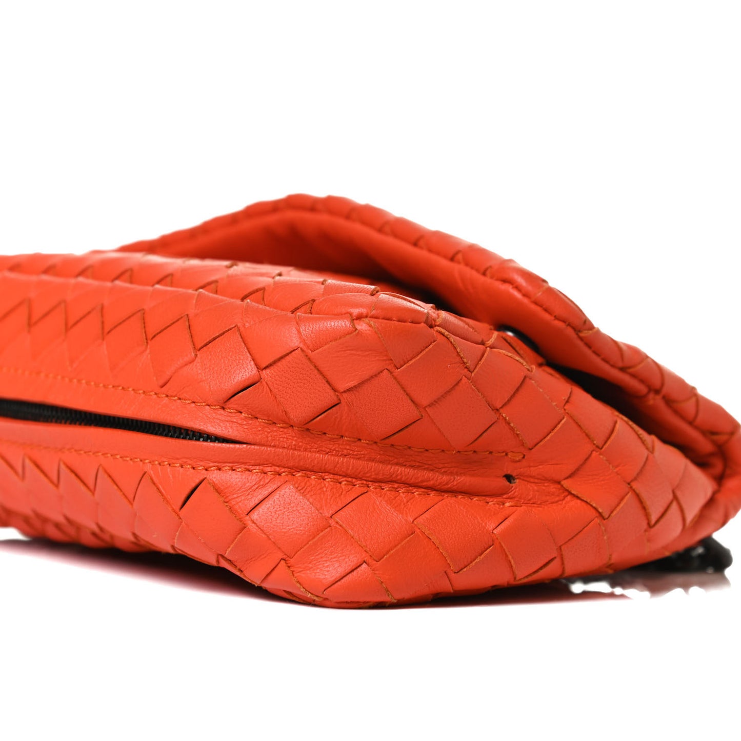 Nappa Intrecciato Mini Chain Messenger